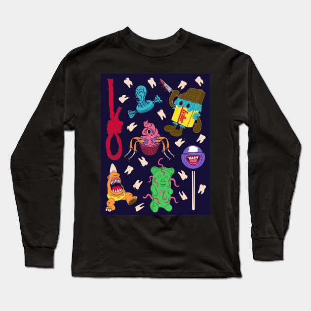 Killer Candy Halloween Candy Long Sleeve TShirt TeePublic